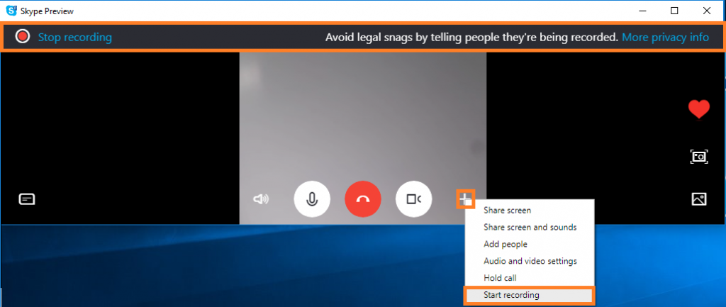 recording calls in skype for business mac